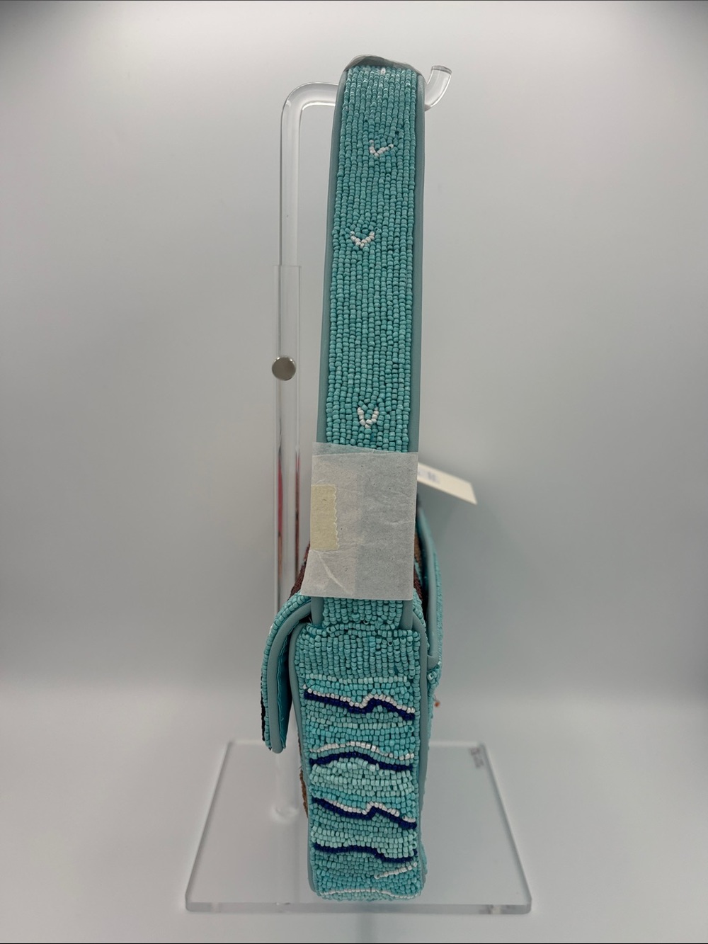 STAUD Tommy Beaded Beach Bums Shoulder Bag - Blue - Picture 5 of 13
